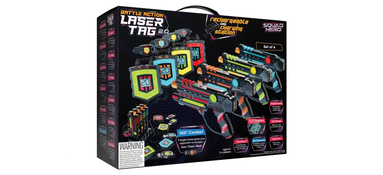 Squad Hero Rechargeable Laser Tag Set Squad Hero Rechargeable Laser Tag Set