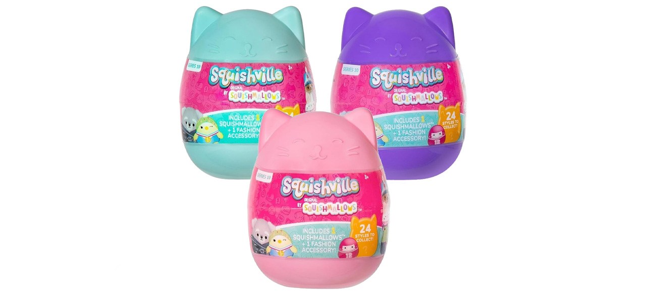 Squishmallows Squishville Mystery Stuffed Animal Eggs