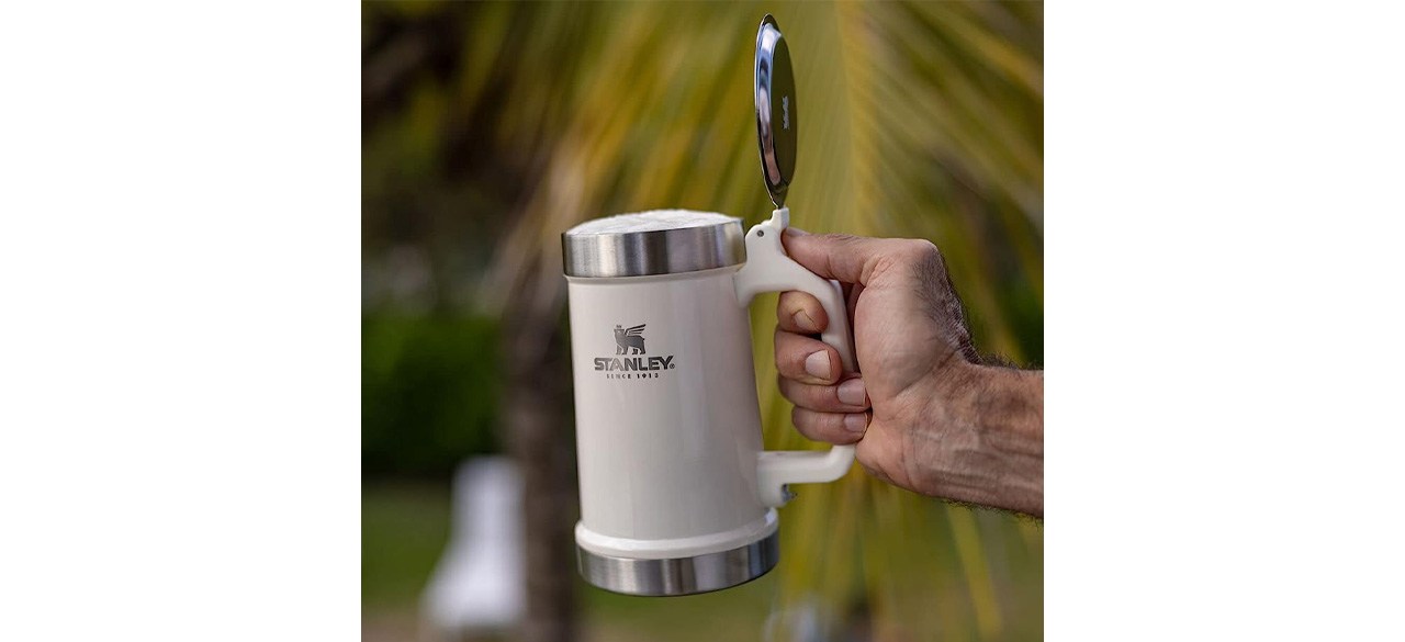 Stanley: The Bottle Opener Beer Stein - Cream Gloss