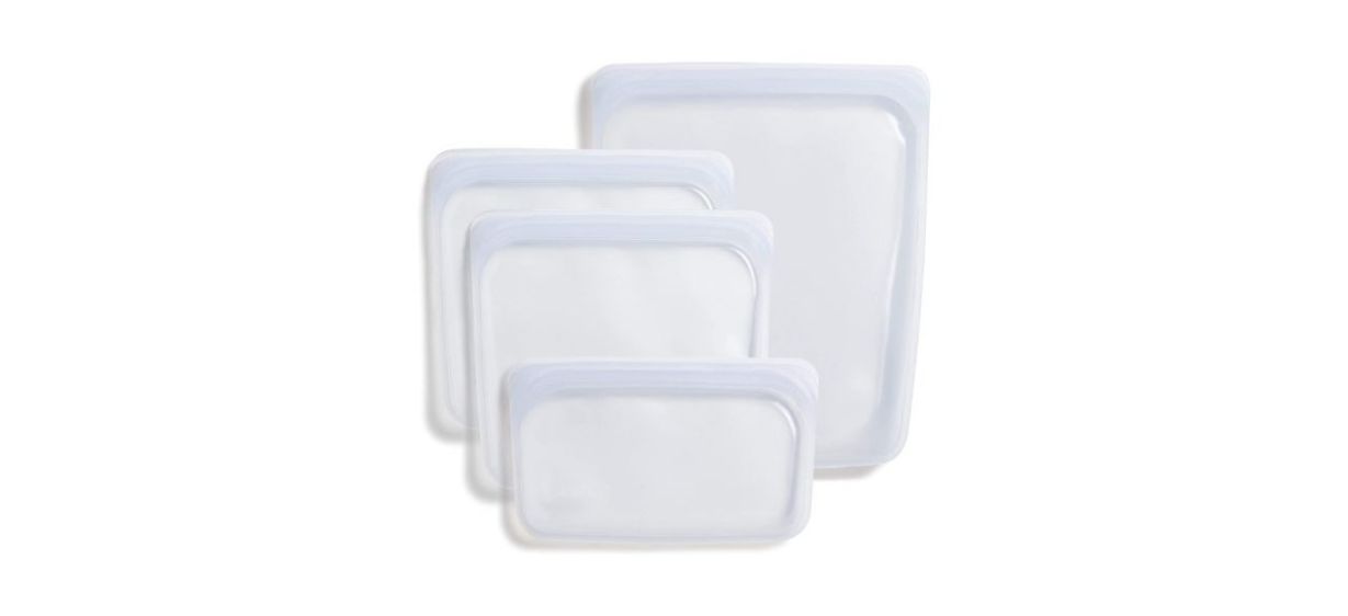 Best Stasher Silicone Reusable Storage Bag, 4-Pack