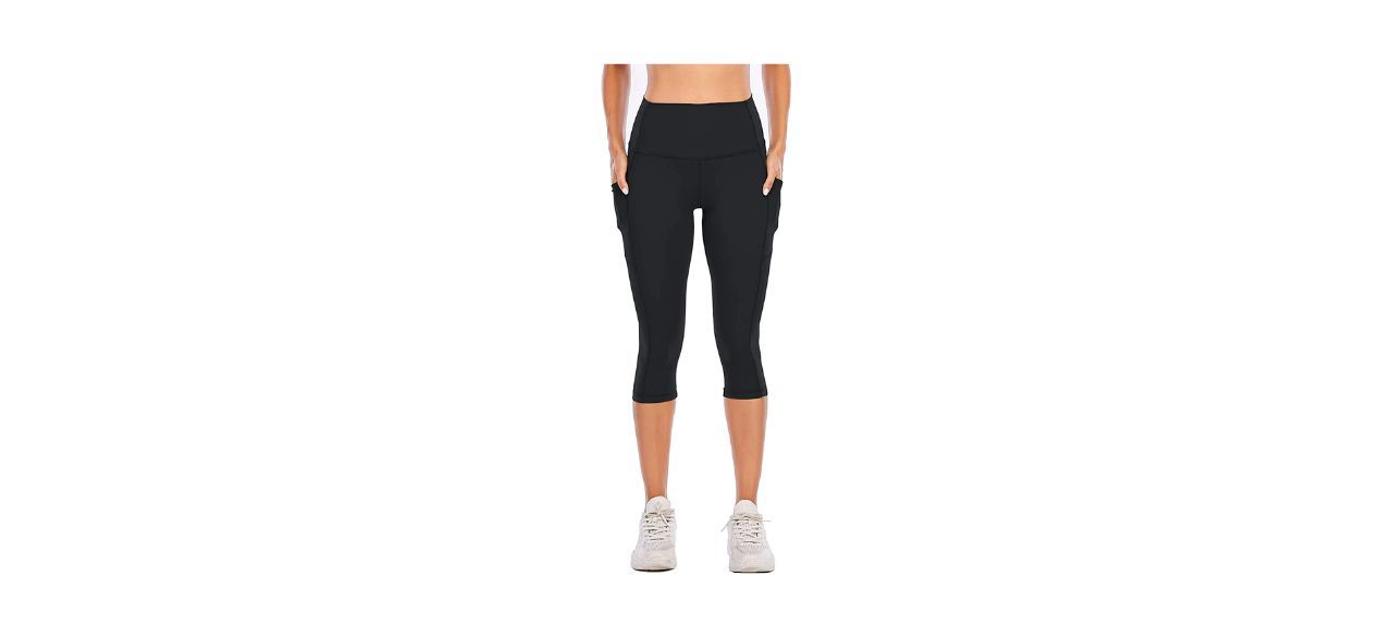 High Waist Yoga pants Short Side Pocket