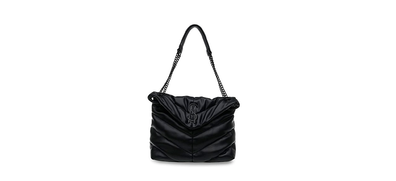 BRITTA Bag Black Shoulder Bag  Women's Black Puff Quilted