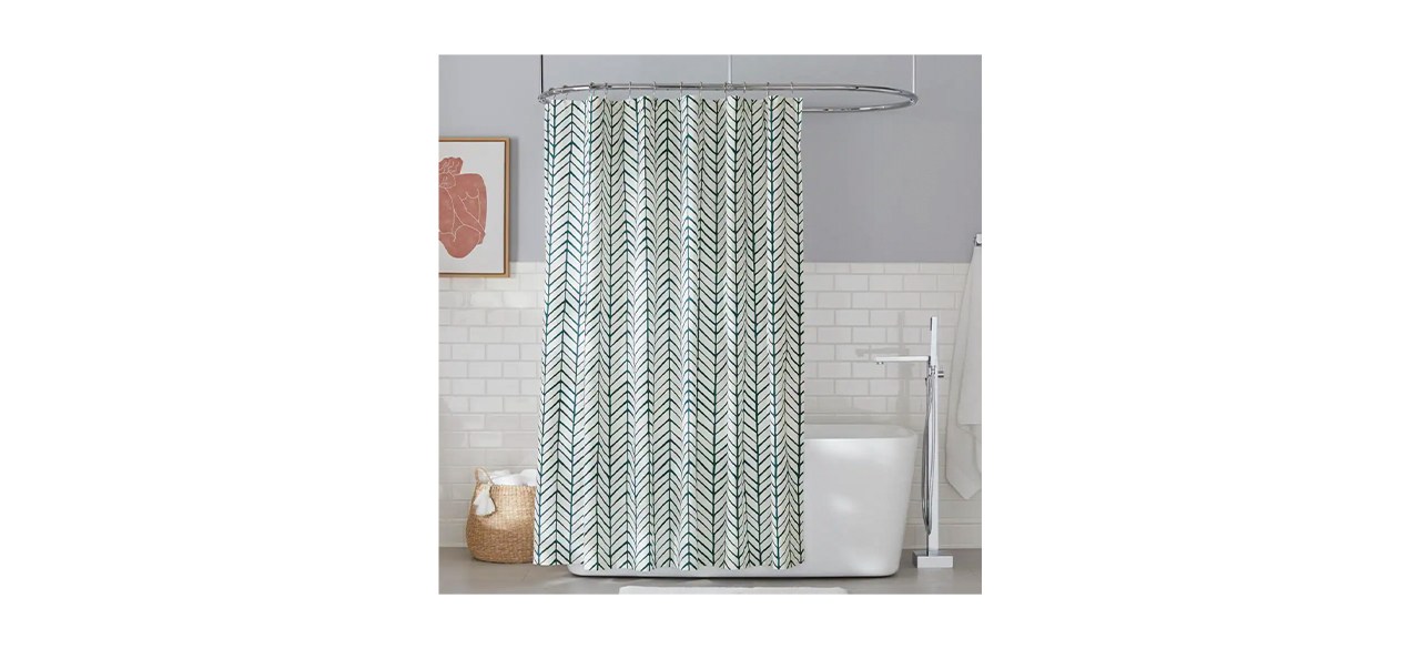 Best Stylewell Charleston Chevron Shower Curtain
