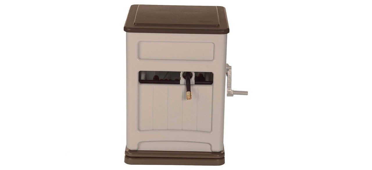 Suncast Swivel Hideaway Hose and Storage Bin