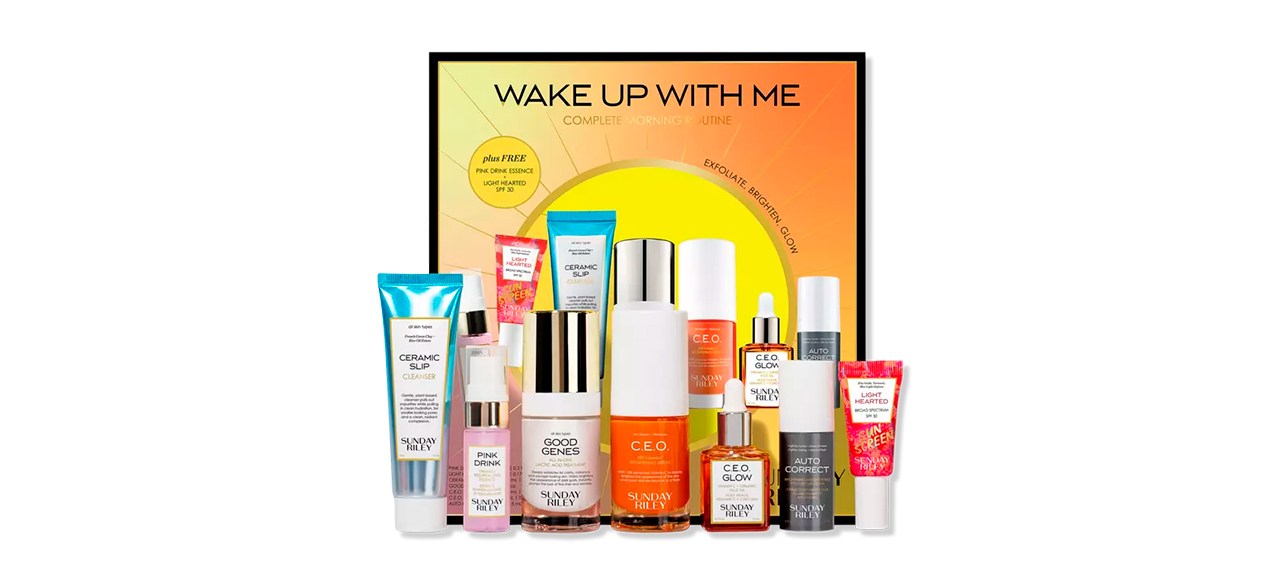 Best Sunday Riley Wake Up With Me Complete Brightening Morning Routine