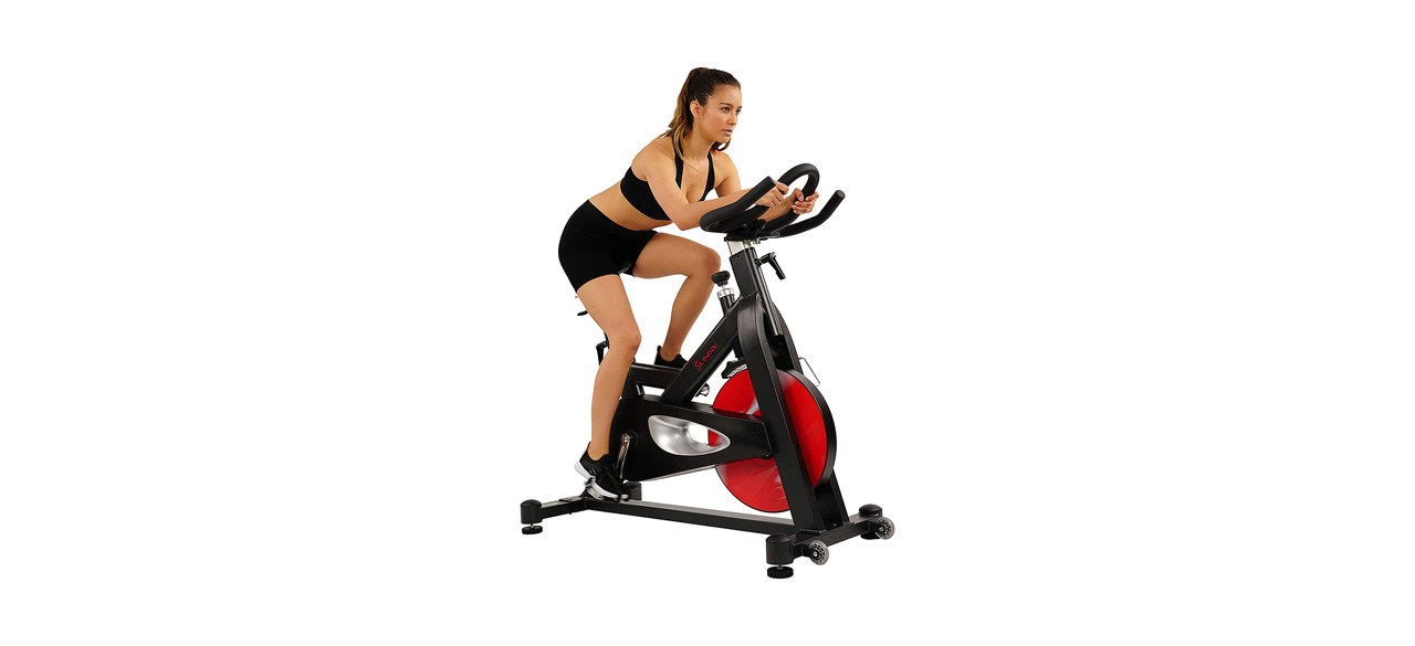 Best Sunny Health & Fitness Evolution Pro Magnetic Belt Drive Indoor Cycling Bike