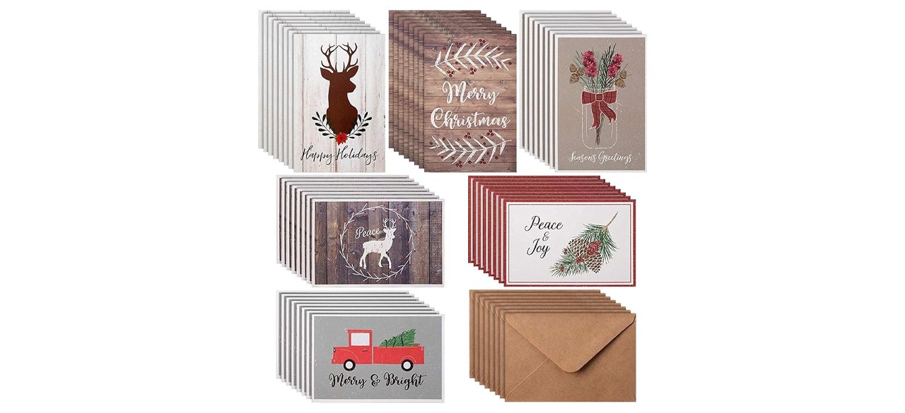 Sustainable Greetings Rustic Holiday Cards