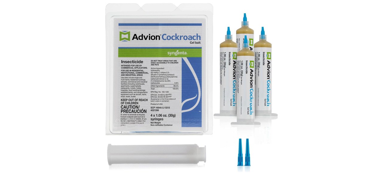 Syngenta Advion Cockroach Gel Bait, 4 syringes, 1.06 oz. each