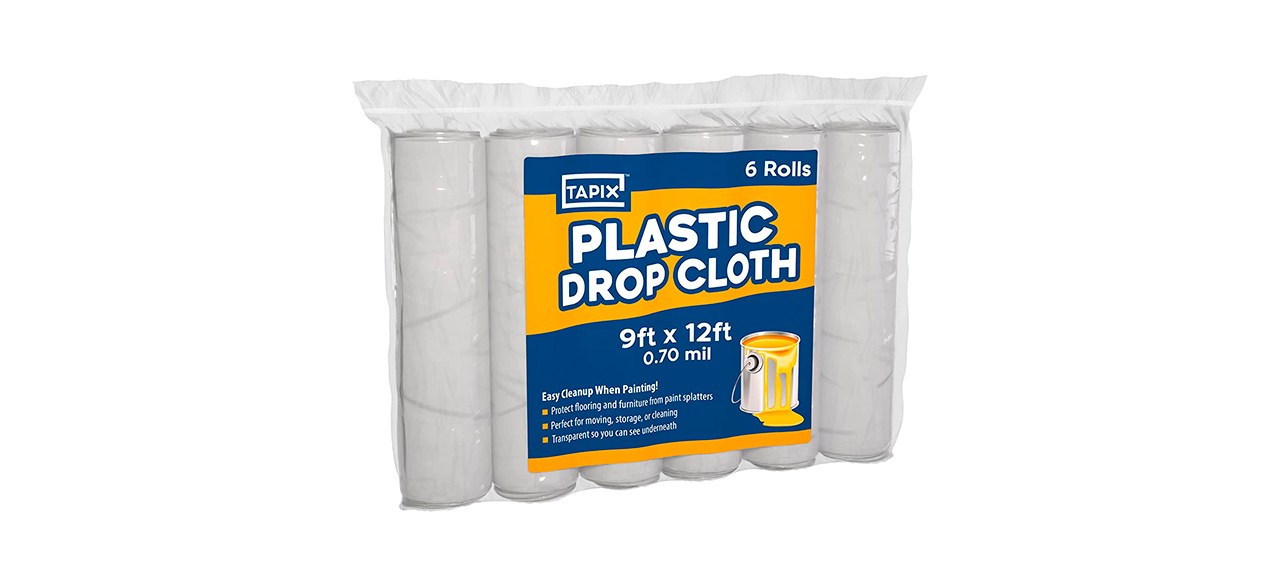 Best Tapix Plastic Drop Cloth