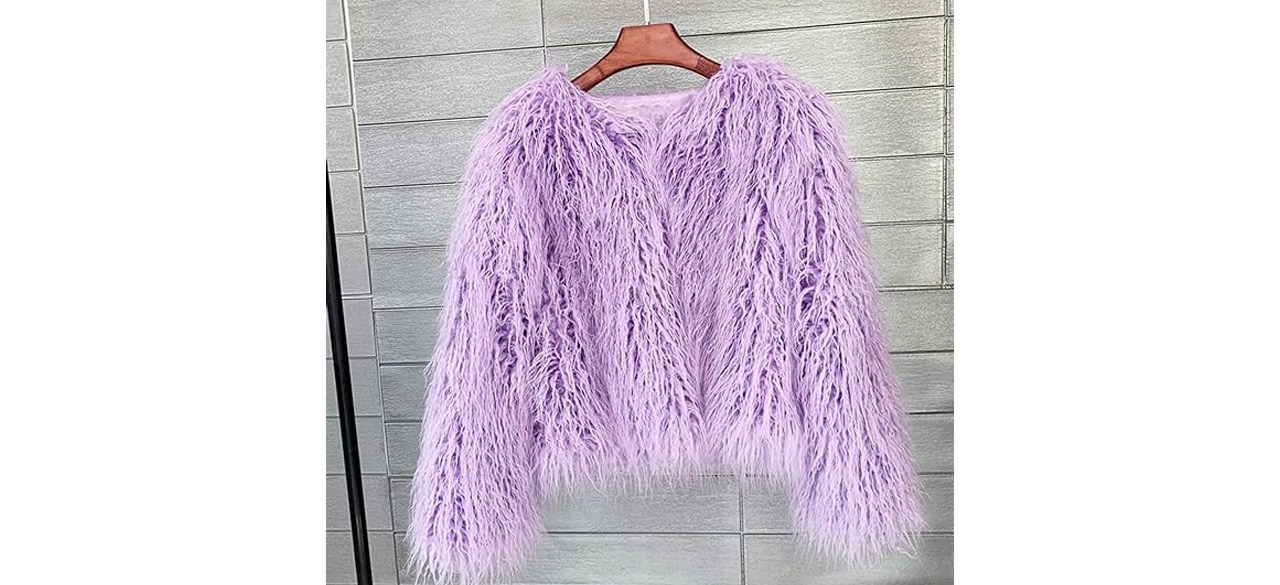 Best Foefaik Faux Fur Coat