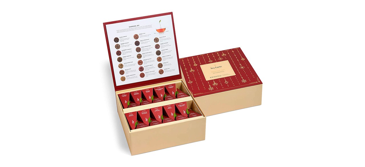 Best Tea Forte Tea Chest with 40 Handcrafted Pyramid Tea Infusers