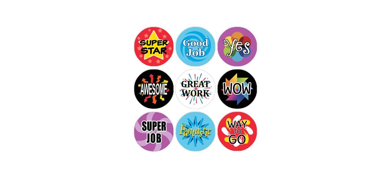 Distinctivs Teacher Reward Motivational Stickers