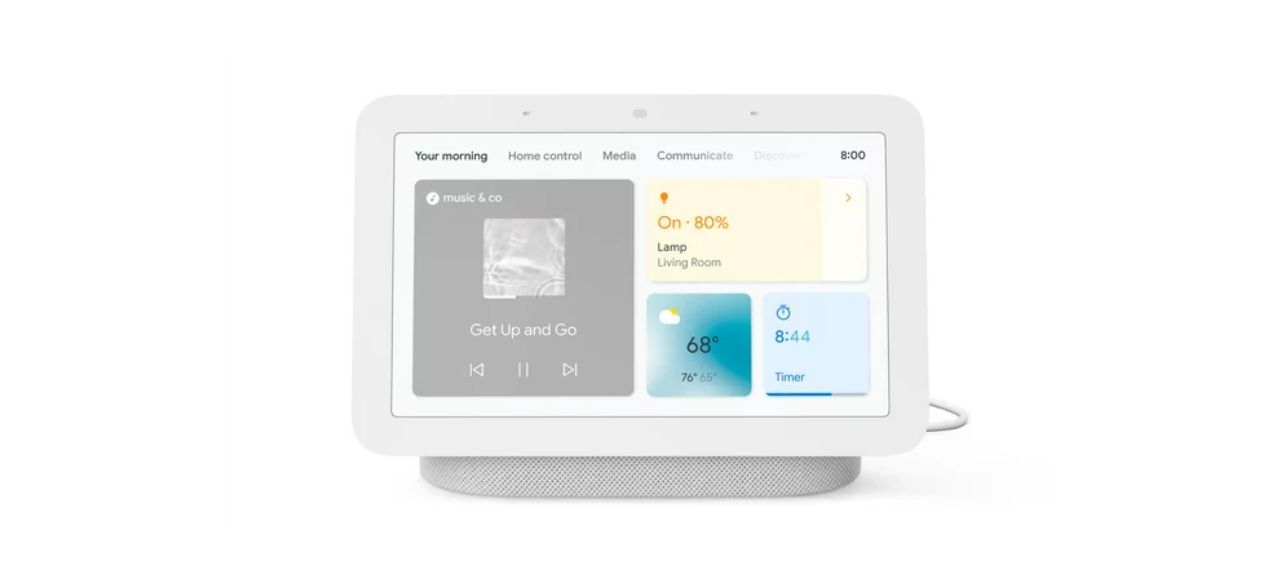 Google Nest Hub (2nd Gen) on white background