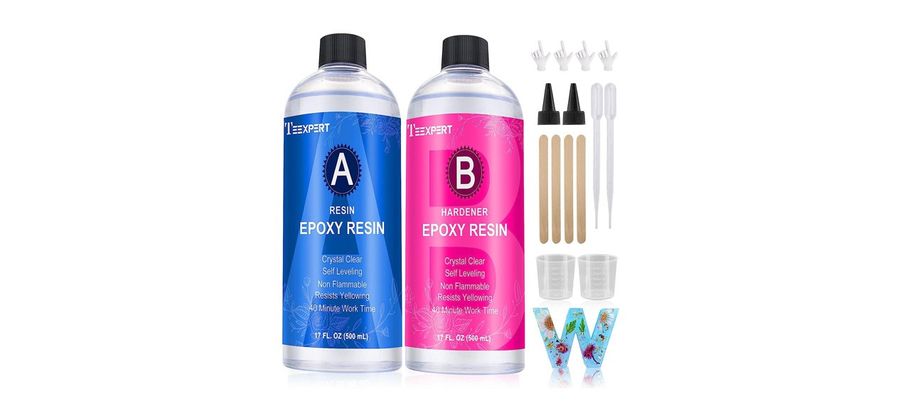 Epoxy Resin Kit 500ml, 2 Part Casting Resin Starter Kit, Resin Kits for  Epoxy 