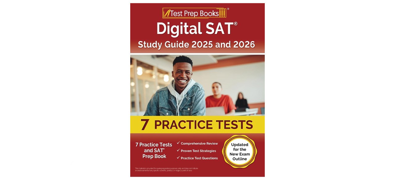 Test Prep Books' Digital SAT Study Guide 2025 and 2026: 7 Practice Tests and SAT Prep Book