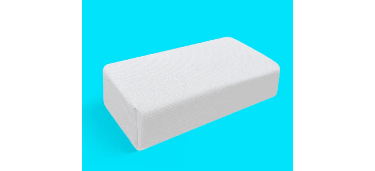 The Pillow Cub: Side Cube on aqua background