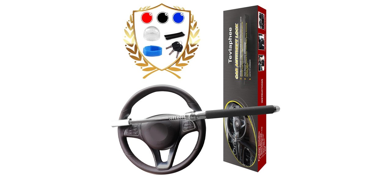 Tevlaphee Steering Wheel Lock for Cars