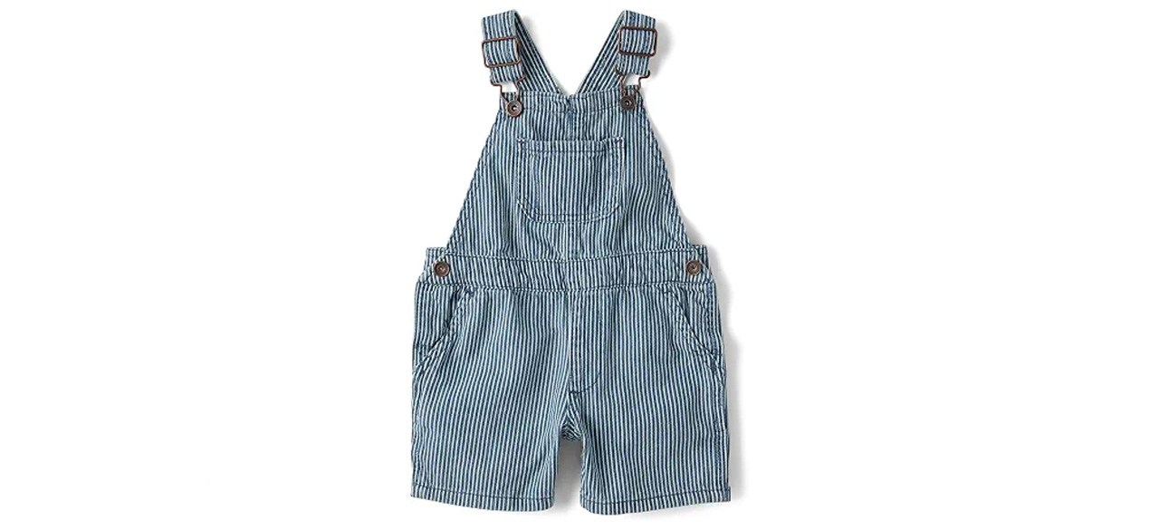The Children's Place Baby and Toddler Boys Denim Shortalls