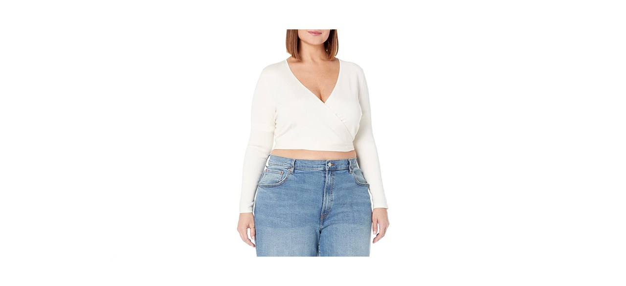 best The Drop Tiana Wrap Top