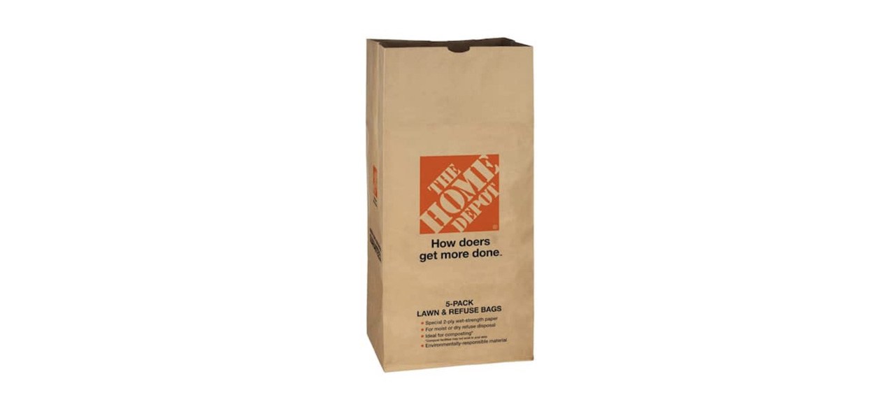 Best The Home Depot 30-Gallon Paper Lawn and Leaf Bags 