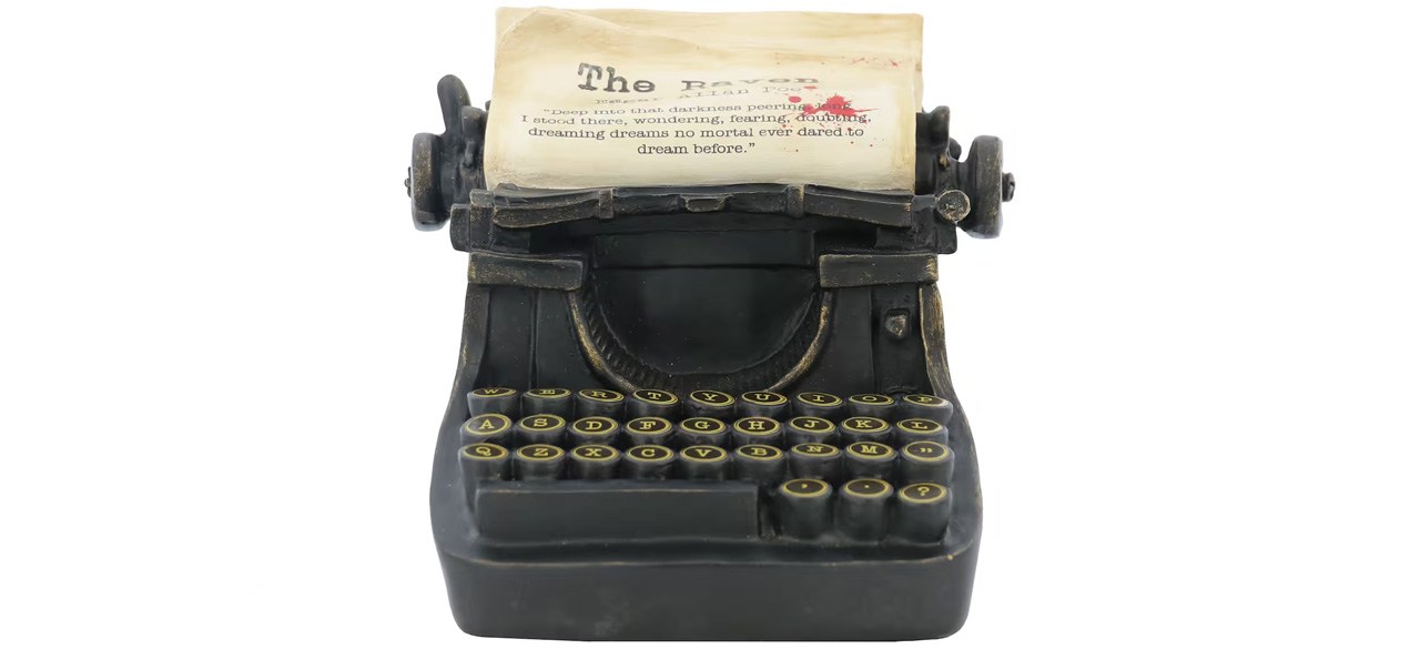 The Raven Typewriter Tabletop Decor