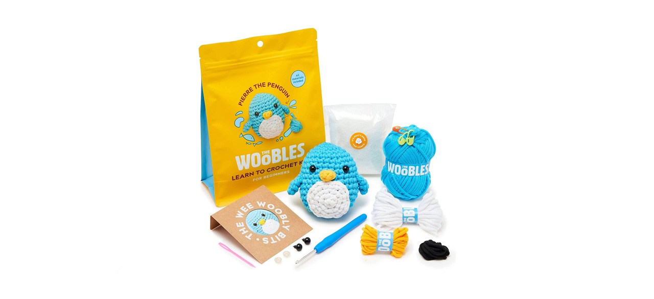 best The Woobles Beginners Crochet Kit with Easy Peasy Yarn