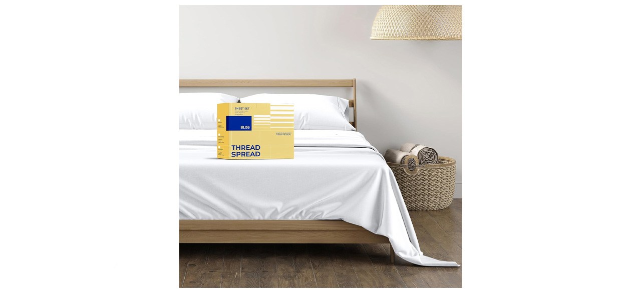 Thread Spread Pure Egyptian Cotton Full-Size Bed Sheets
