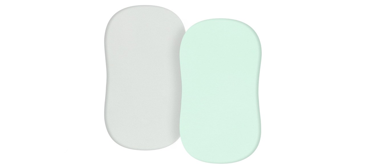 TILLYOU Jersey Knit Soft Bassinet Sheets