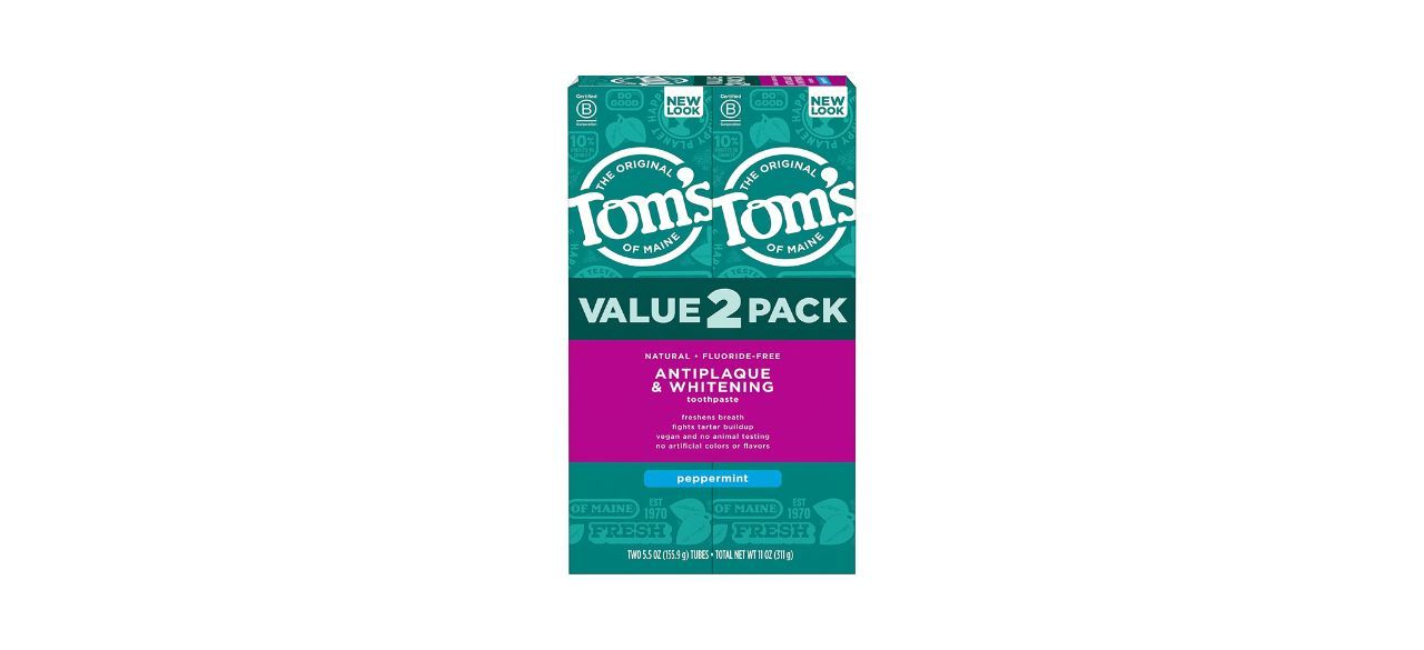 Tom’s of Maine Antiplaque & Whitening Toothpaste