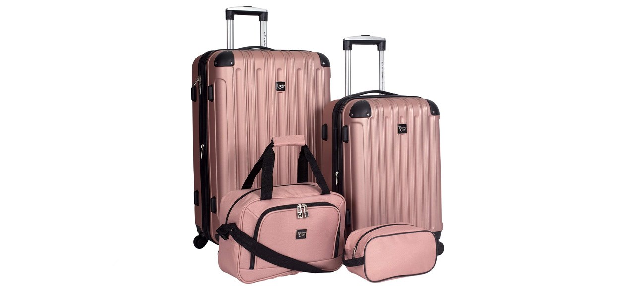 Travelers Club Midtown Hardside 4-Piece Luggage Set