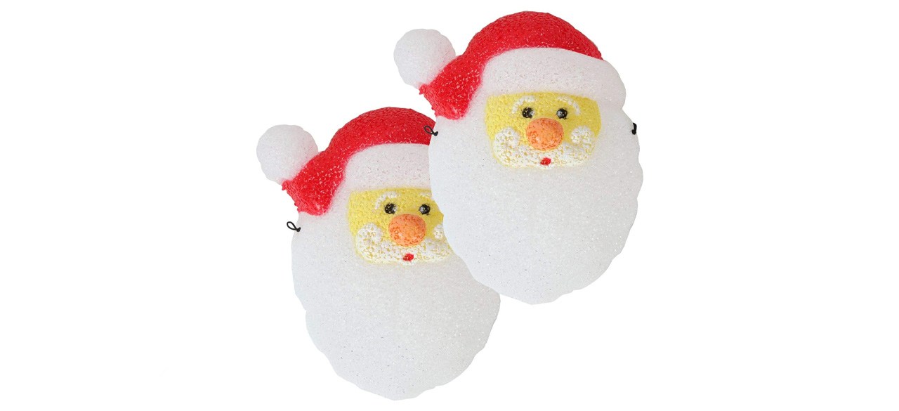 Trenton Gifts Outdoor Santa Claus Porch Light Cover (Set of 2)