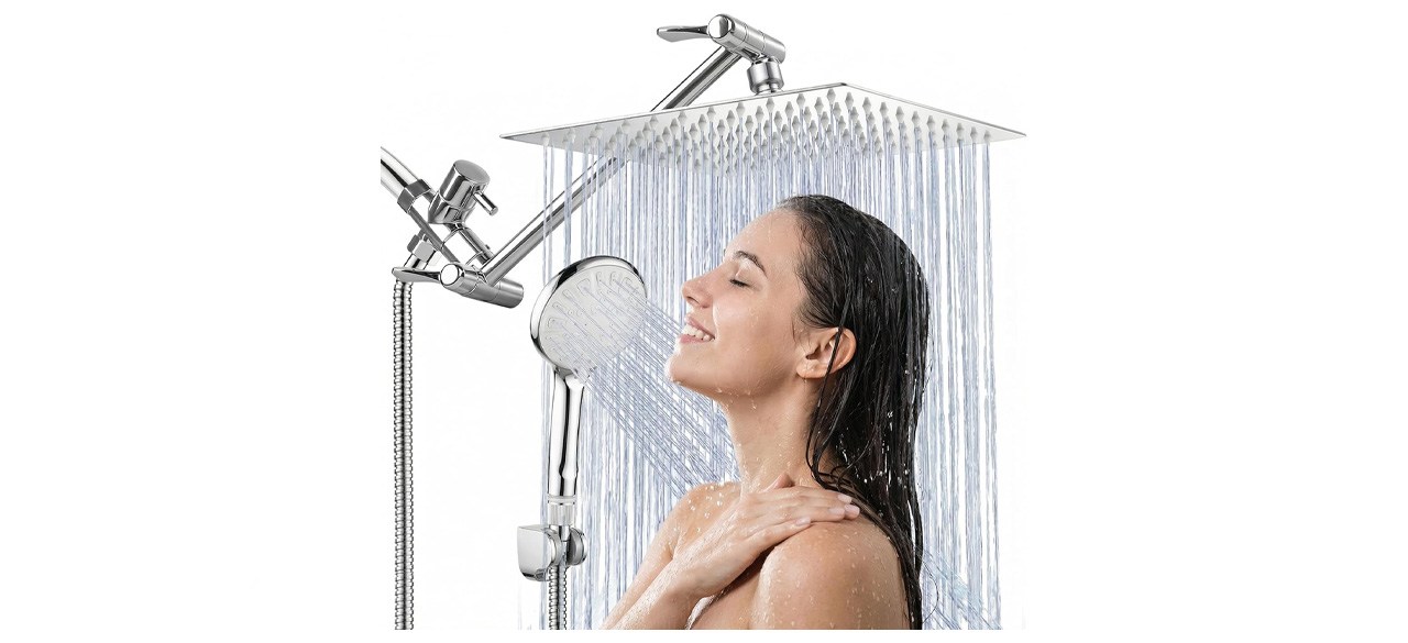Tudoccy 8-Inch Rainfall Showerhead/Handheld Combo