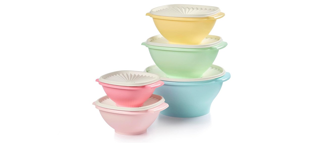 Tupperware Heritage Collection 5 Bowls + 5 Lids