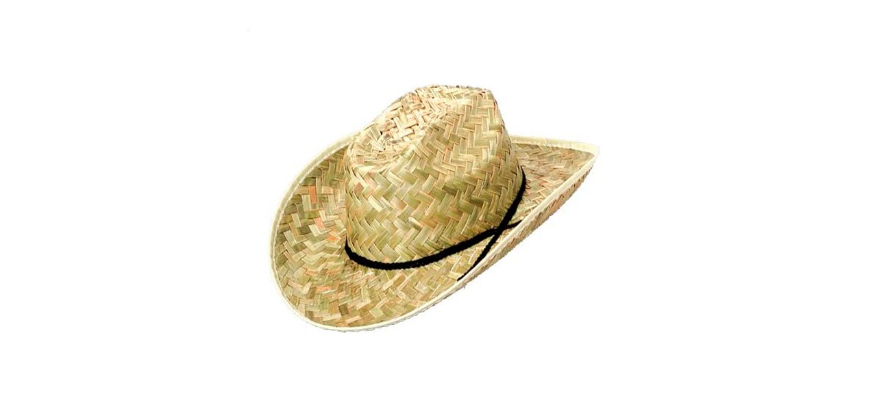 A straw cowboy hat