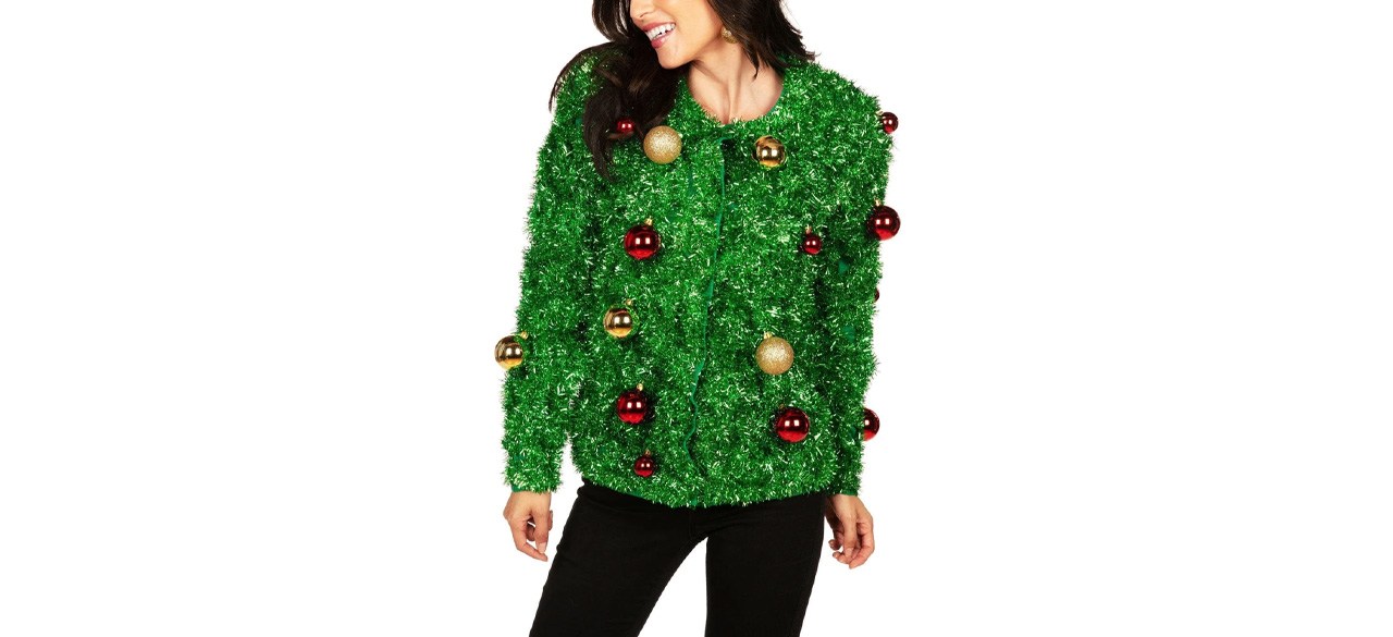 Best Tipsy Elves Bristle Babe Ugly Christmas Sweater