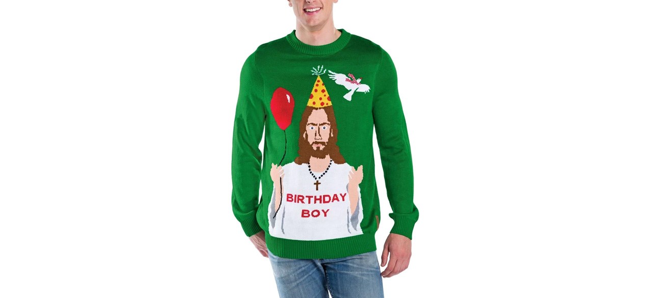 Best Tipsy Elves Happy Birthday Jesus Ugly Christmas Sweater