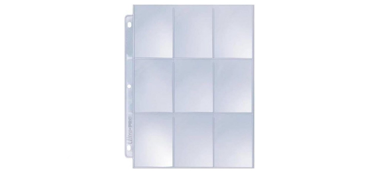 Ultra Pro Silver Series 9 Pocket Pages