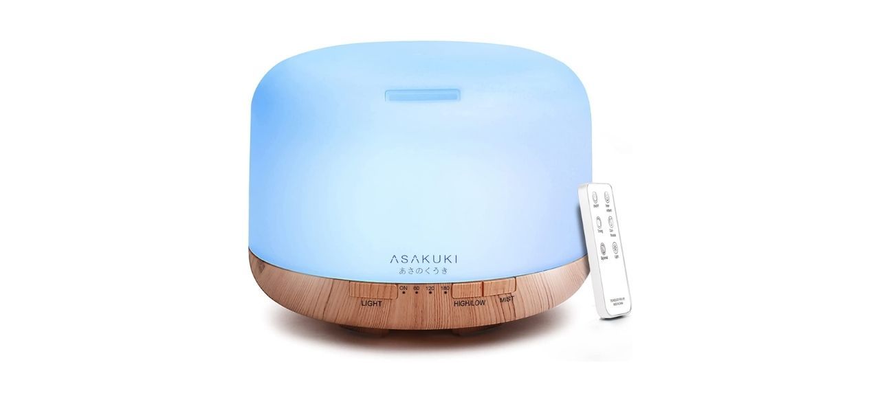 ASAKUKI Ultrasonic Aromatherapy Fragrant Oil Humidifier Vaporizer