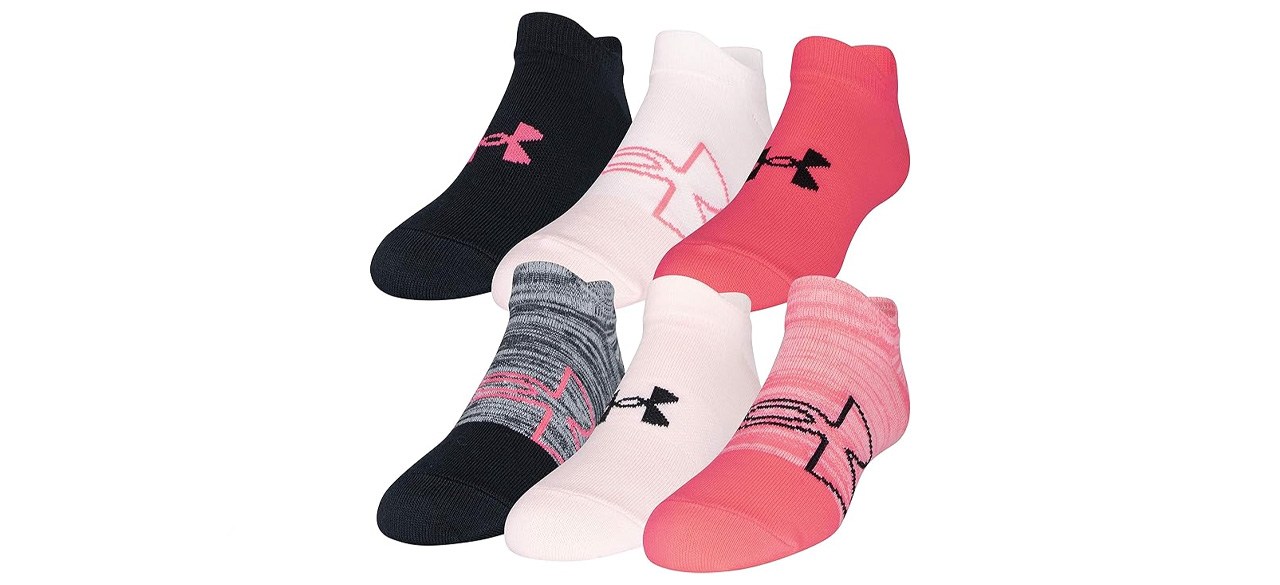 Under Armour Kids' Essential 2.0 Lightweight No Show Socks