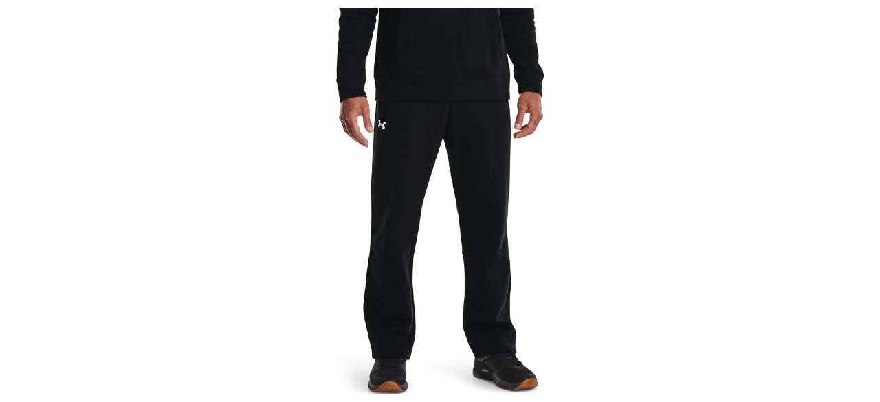 Under Armour Pantalones deportivos Hustle de forro polar para hombre