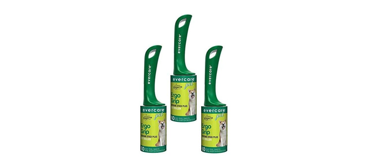 Evercare Pet Hair Extra-Sticky Lint Roller on white background