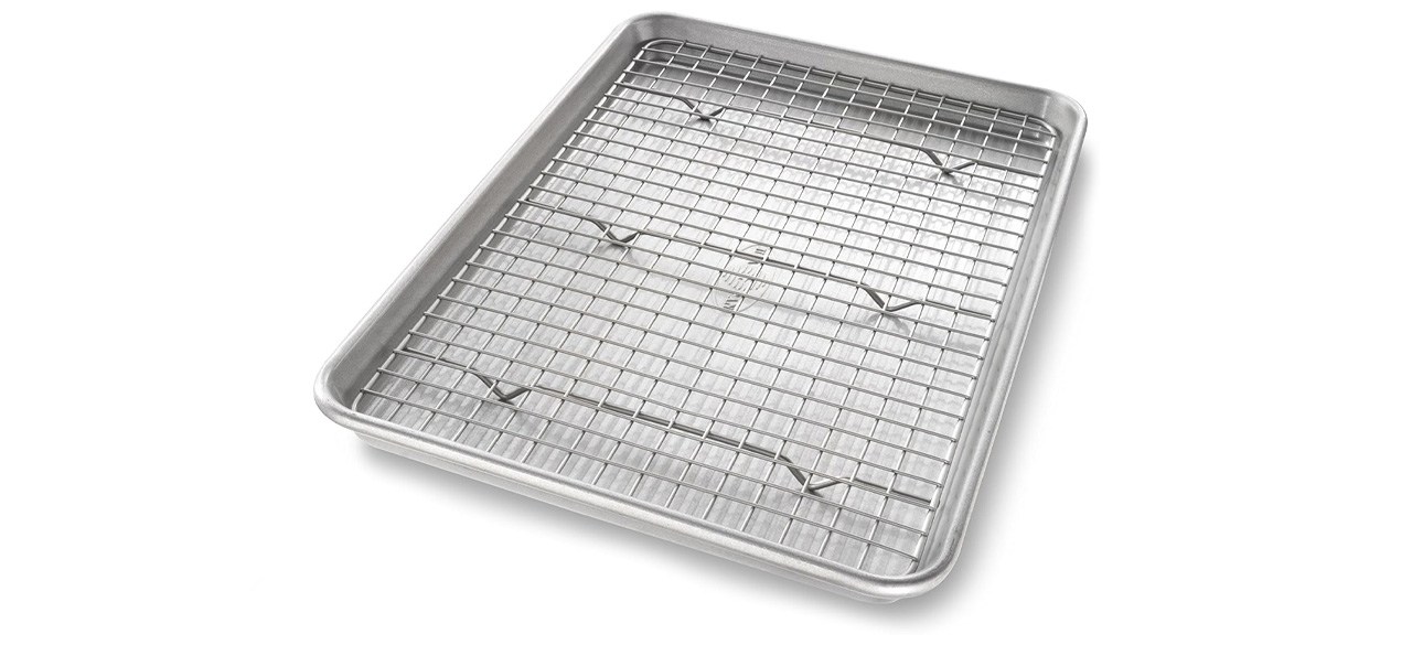 USA Pan Nonstick Jelly Roll Baking Pan and Cooling Rack