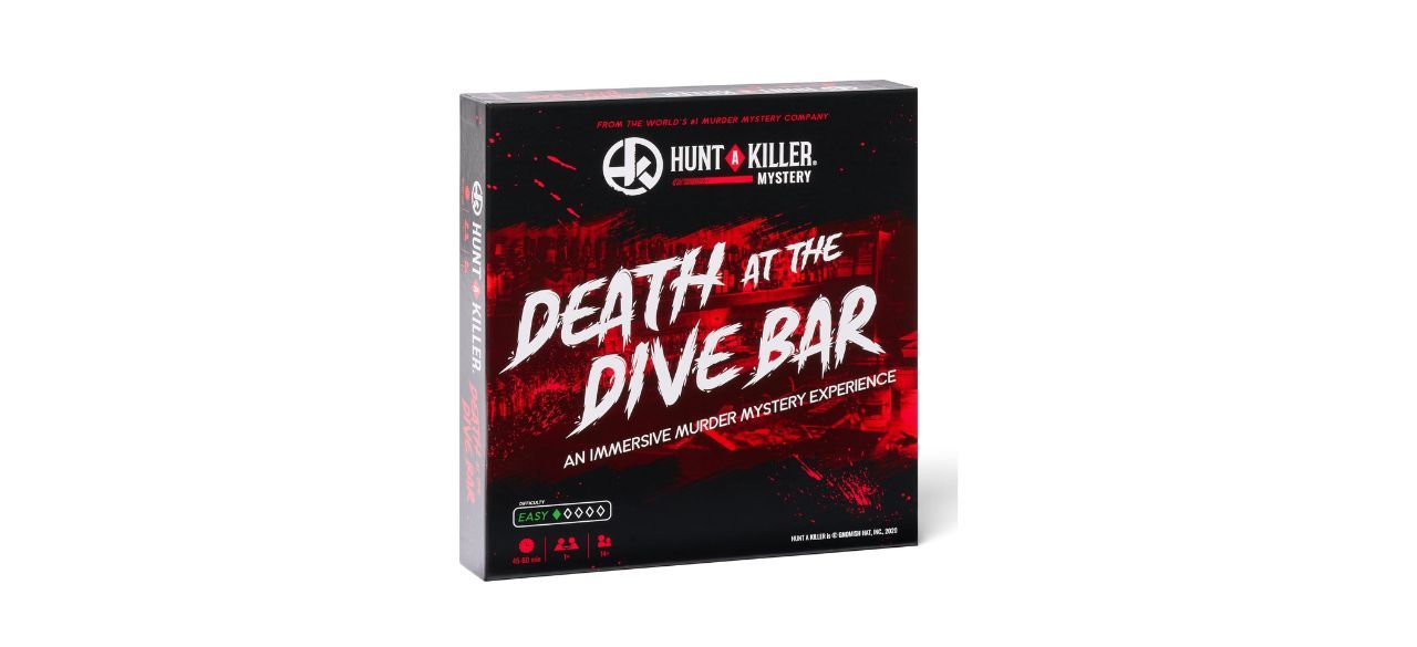 Murder mystery board game box