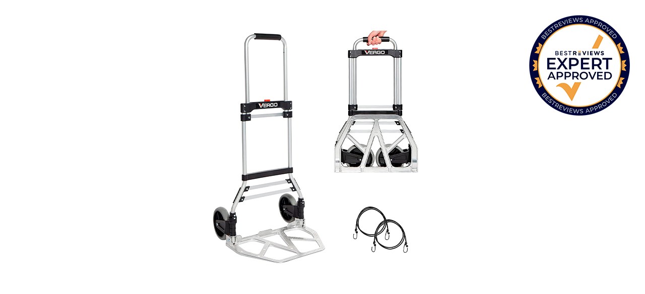 Best Vergo Industrial Folding Hand Truck with Telescoping Handle