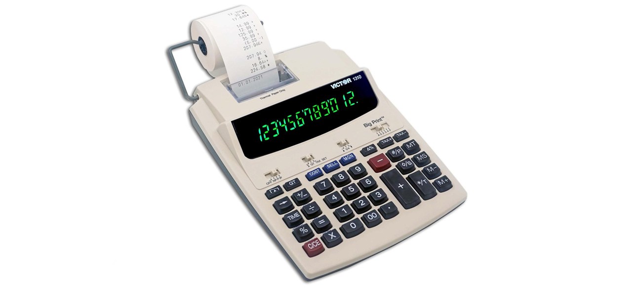 Victor 1310 Big Print Commercial Printing Calculator