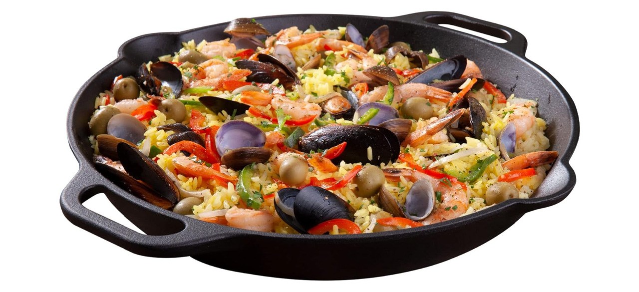 best Victoria Cast Iron Paella Frying Pan