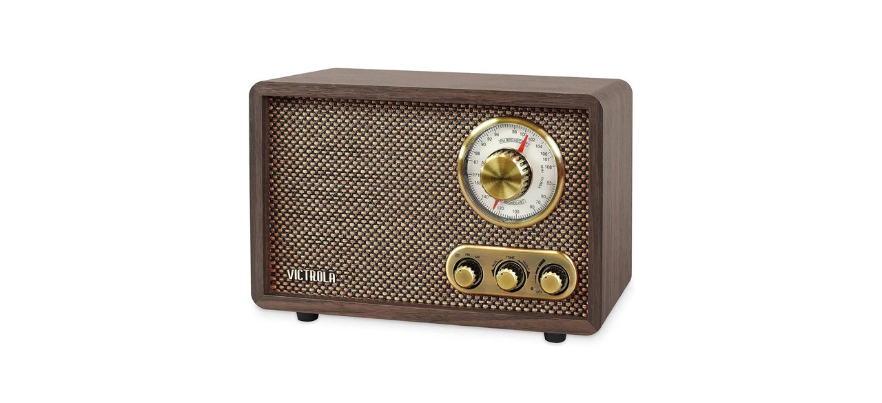 Best Victrola Retro Wood Bluetooth FM-AM Radio