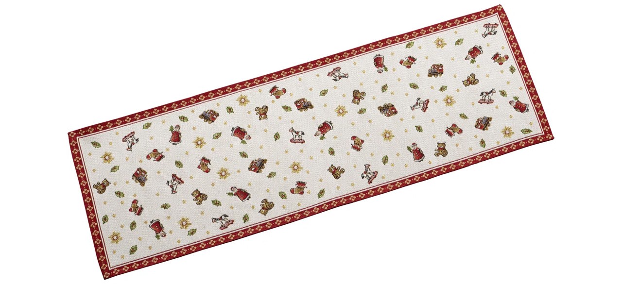 Villeroy & Boch Toys Delight Abstract Cotton Blend Christmas Table Runner