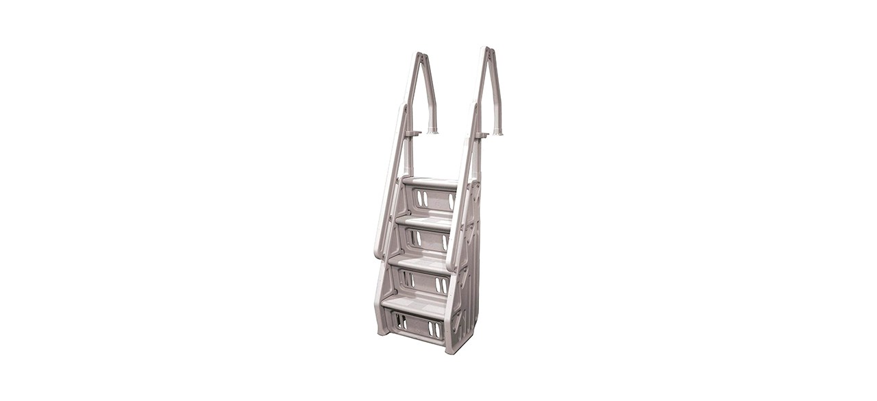 Best Vinyl Works Deluxe In-Pool Step Ladder For Above-Ground Pools