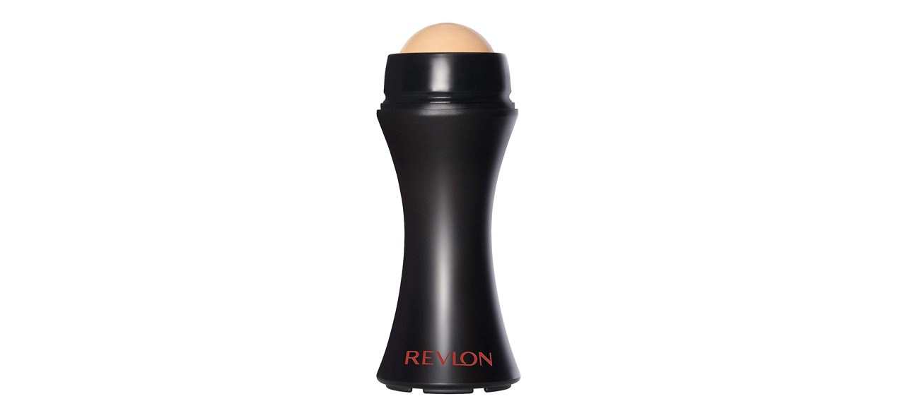 Black Revlon Face Roller on white background